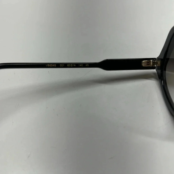Victoria Beckham Sunglasses Round Glasses Designer VB624S 001 Black Silver 60MM main image 9